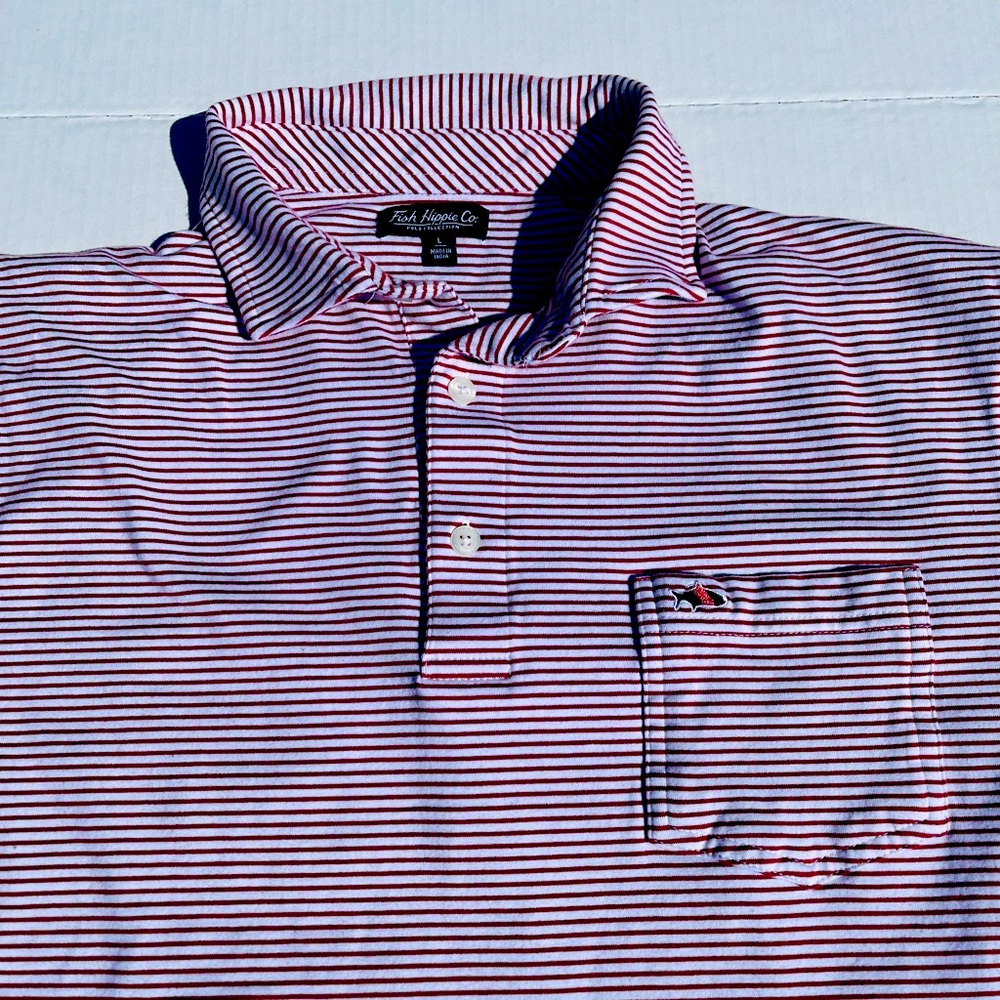 Fish Hippie Co. Mens Large Polo